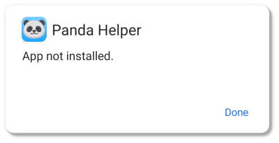 panda helper app not working